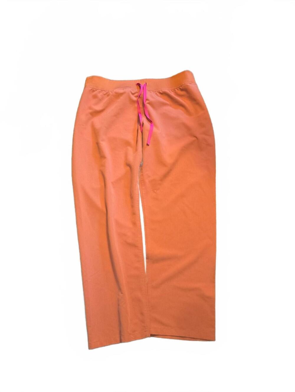 Figs Pants Womens XL Rust Livingston High Waisted Straight Leg Scrub t21003n